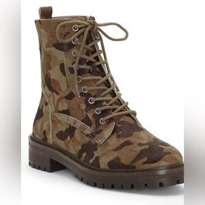 Camouflage Lace-Up Men's Boots